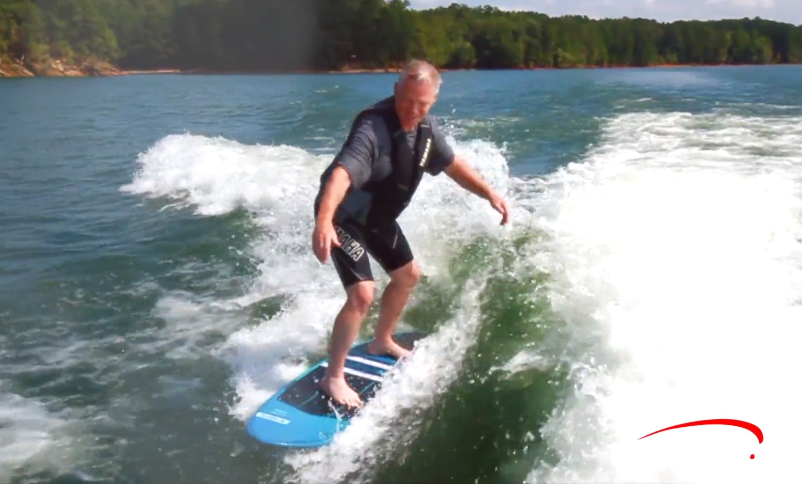 54-Year-Old Capt. Steve Becomes a Wake Surfer!