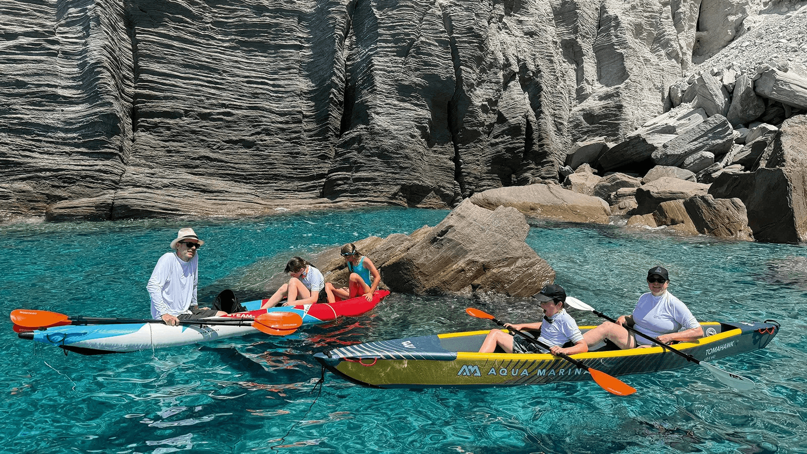 Kayaking - owner of Agapi Mas