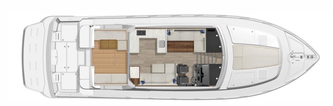 Riviera 505 SUV layout main deck
