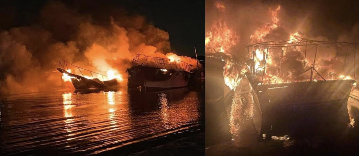Accidents of the week, Boat Fire, Grounding, USCG, Drownings, Rescue Efforts