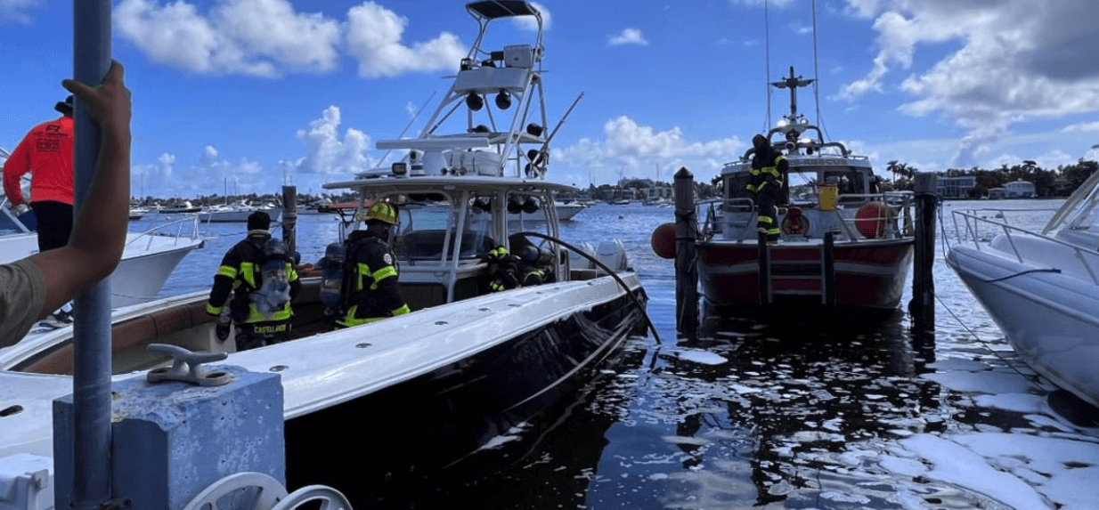 Accidents of the week, Boat Fire, Grounding, USCG, Drowinings, Rescue Efforts