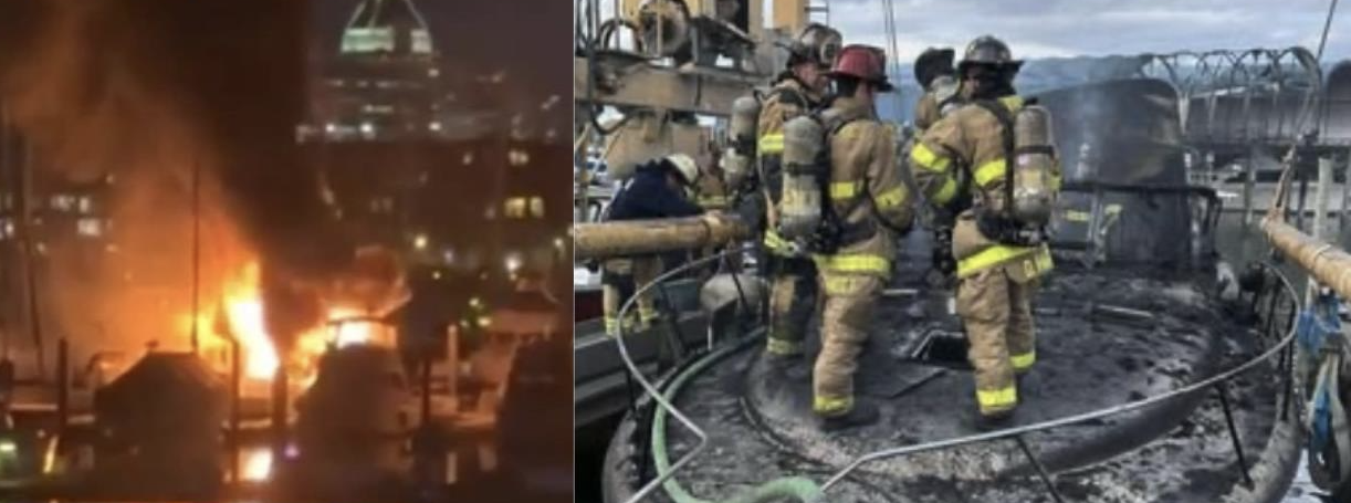 Accidents of the week, Boat Fire, Grounding, USCG, Drownings, Rescue Efforts