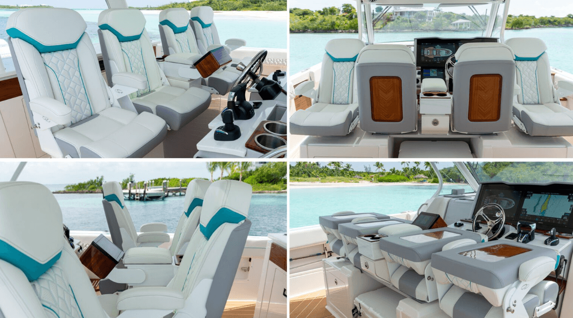 Regal 43 SAV Captains Chairs