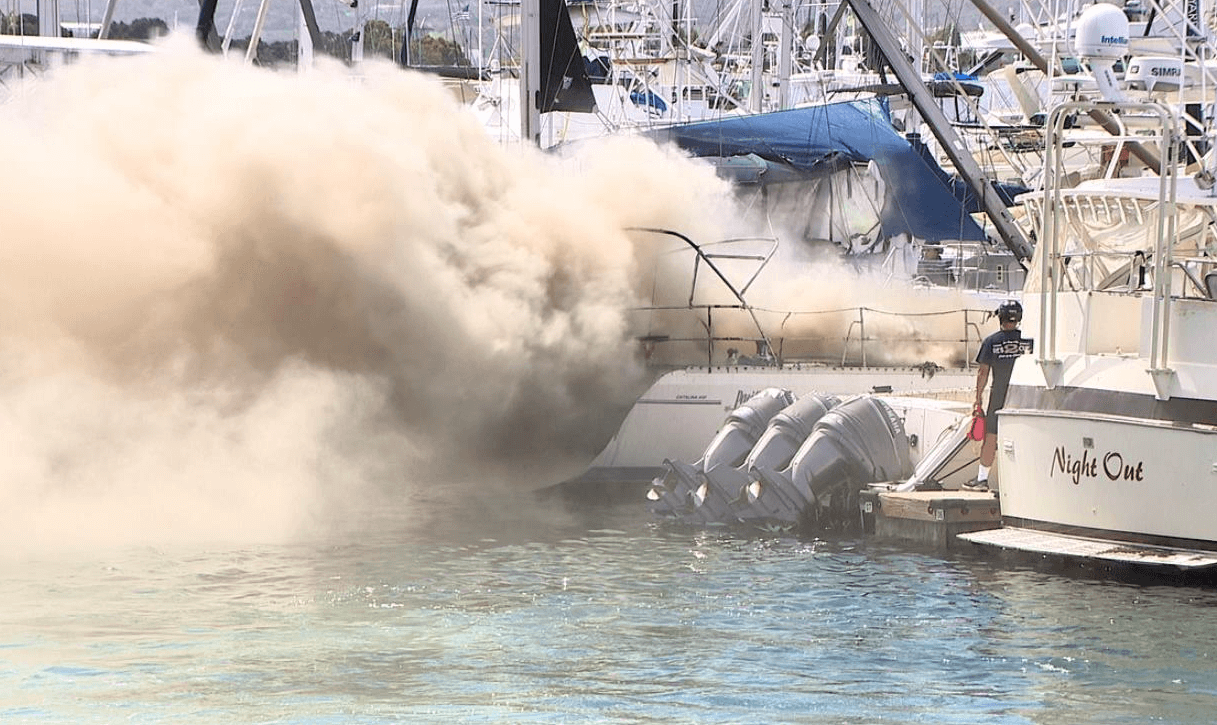 Accidents of the week, Boat Fire, Grounding, USCG, Drownings, Rescue Efforts
