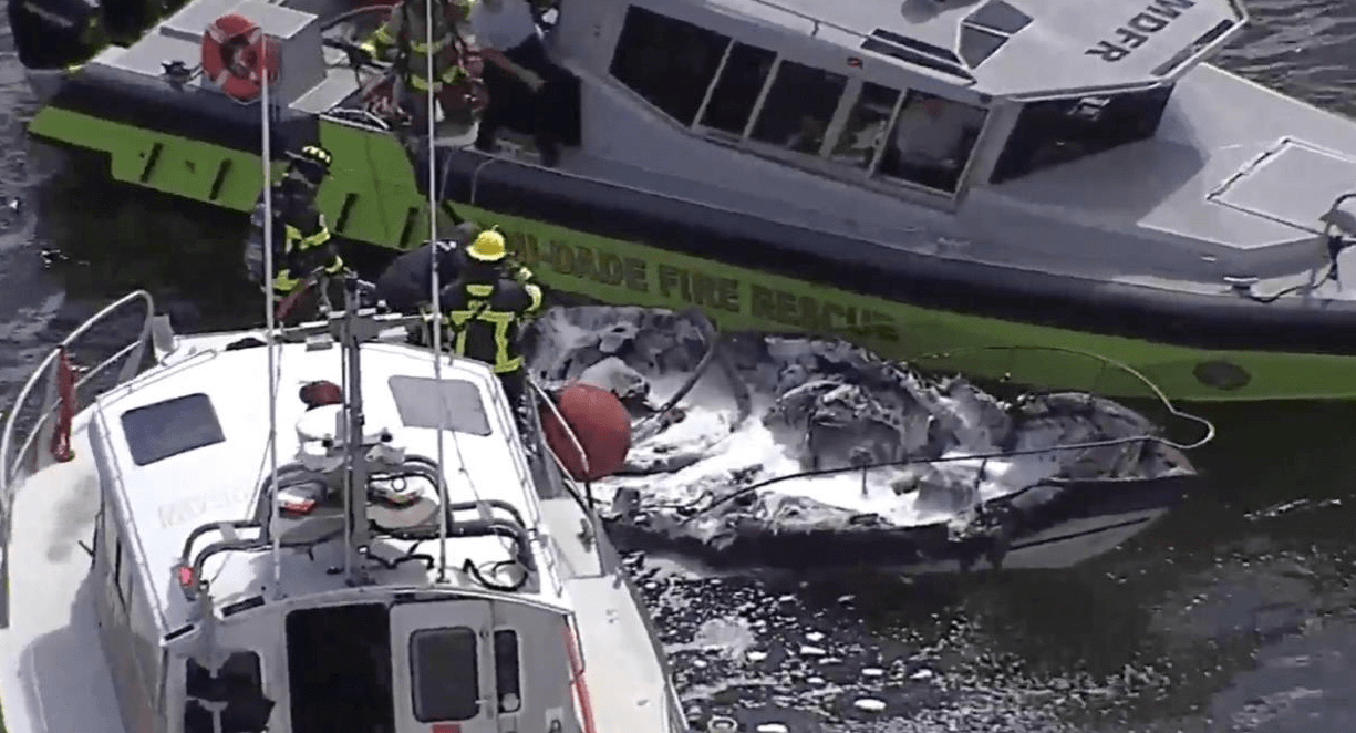 Accidents of the week, Boat Fire, Grounding, USCG, Drownings, Rescue Efforts