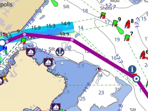 Annapolis, MD route map