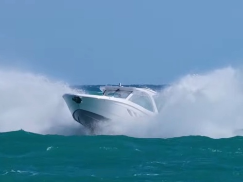 big waves at Haulover