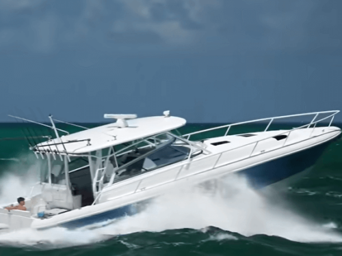 Rough day on the water at Haulover