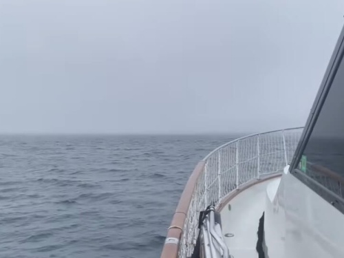 Fog on Lake Michigan