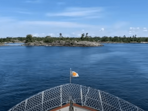 Boomershines on SeaShine entering Georgian Bay