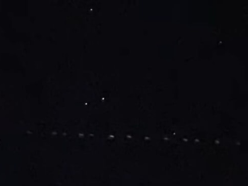 Mysterious lights in the sky