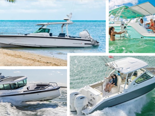 4 SBF boats on the water