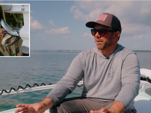 Capt Bryan Foley on his boat