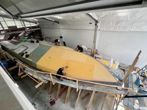 Weber Marine Elite 22m Flybridge Motoryacht foam core