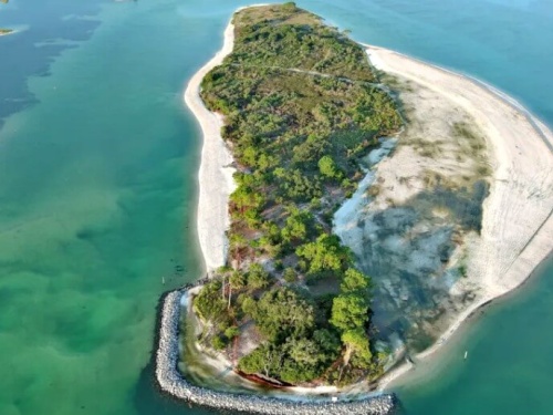 Aerial view of Perdido Bay Florida
