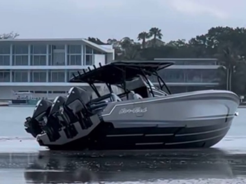 beached boat