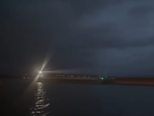 lighthouse in the dark