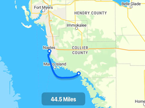 Traveling to Everglades