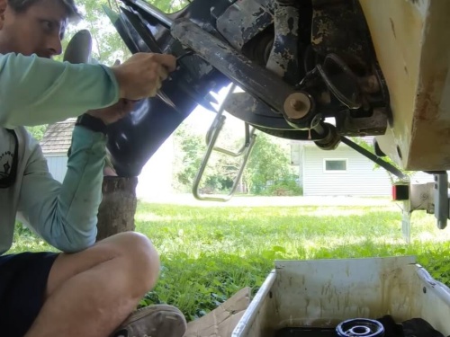 born again boating fixing a boat leak
