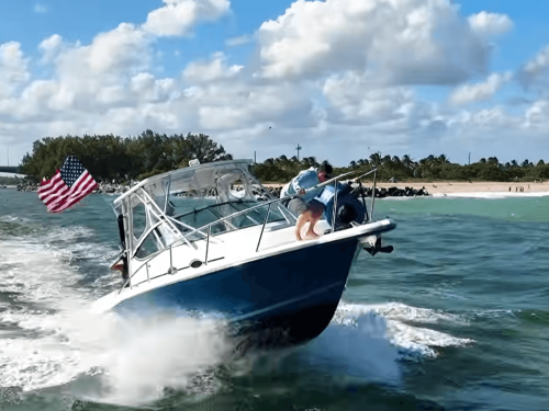 Boats bs Haulover Hang On
