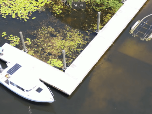 Captain Trip Launching Boat Alone