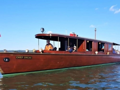 Chief Uncas plies the Susquehanna River again