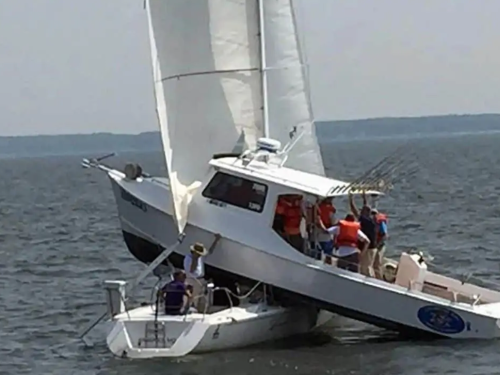 boating accident, collision, avoidance, Chesapeake Bay