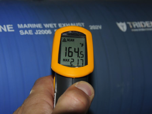 Engine room, pyrometer, Steve D'Antonio