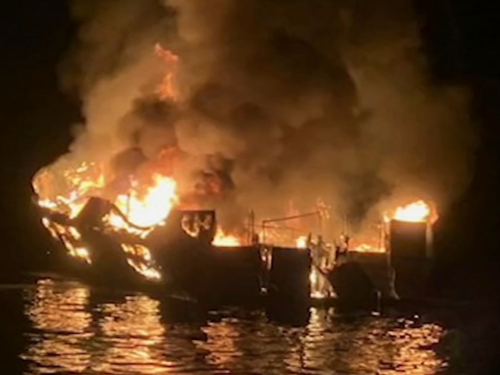 Dive-boat fire, Conception fire, worst maritime casualty