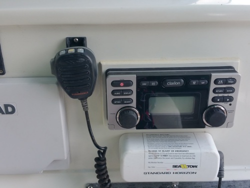 VHF installation, Clarion, Marine VHF radio