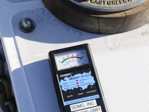 Moisture Testing for boats, moisture meter