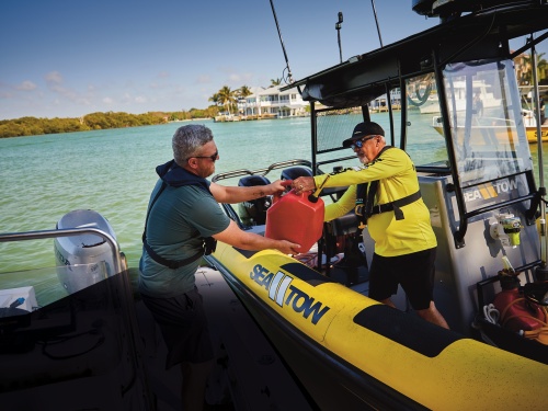 Sea Tow gas delivery, on-water services