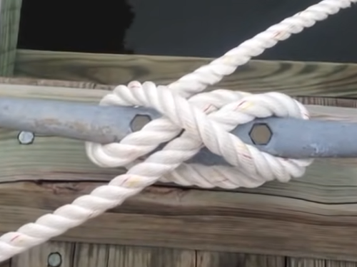 Cleat hitch, how to tie a Cleat hitch