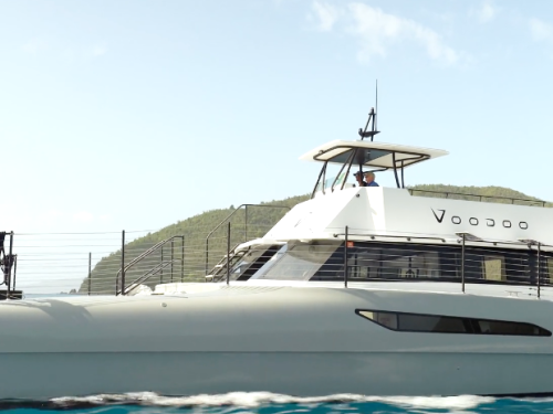 Voodoo catamaran, Sharrow props, OXE diesel