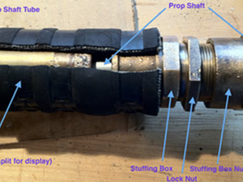 sealing, prop shaft, propeller, maintenance