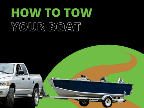 how to tow your boat boating course art