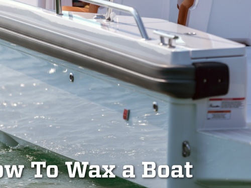 Waxing a Boat