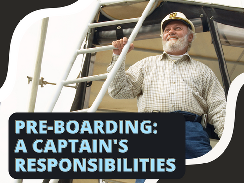 pre-boarding a captains responsibility 