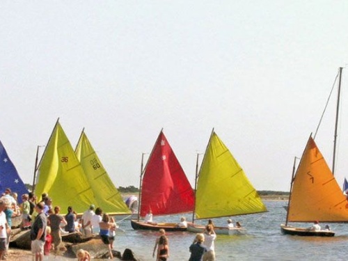 Sailboats on the water in Nantucket