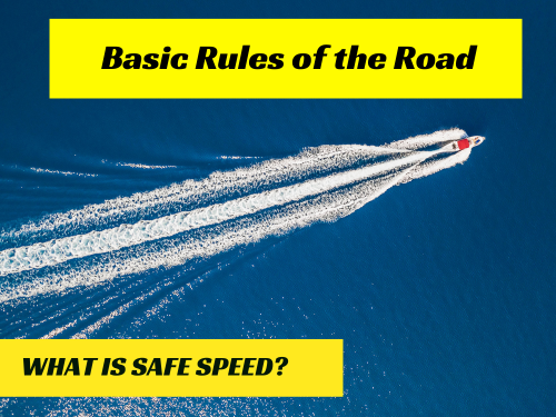 what is safe speed boating course 