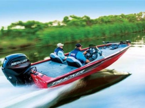 Speed boat on the water