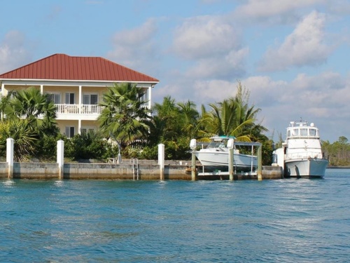A residence on Grand Lucayan Waterway in the Grand Bahama