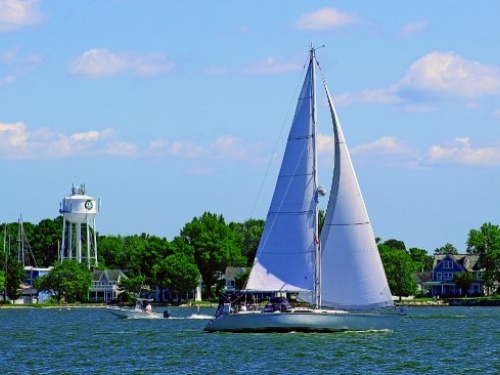 Sailboat on Chesapeake Bay