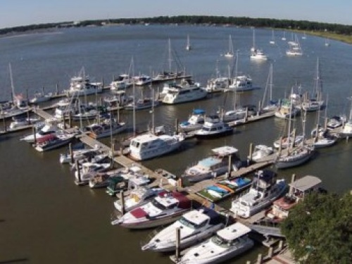 Marina in Beaufort, South Carolina