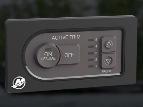 Active trim control panel