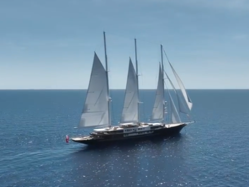 Jeff Bezos sailing yacht Koru