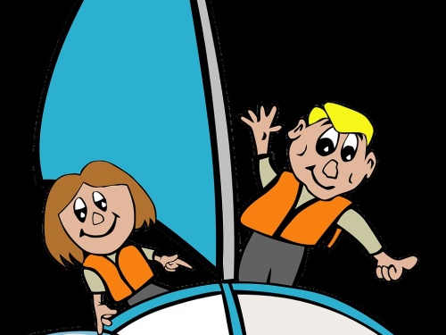 Cartoon boaters