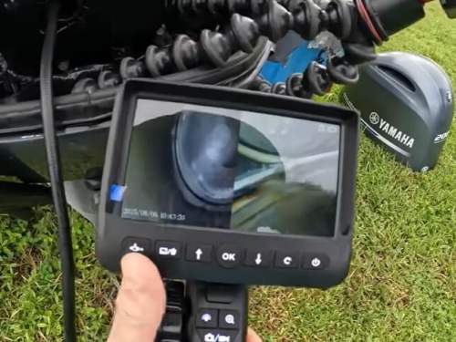 camera inside an outboard