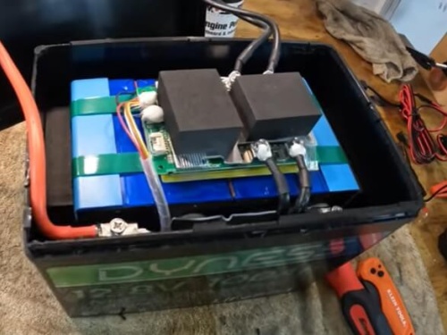 Inside a lithium battery