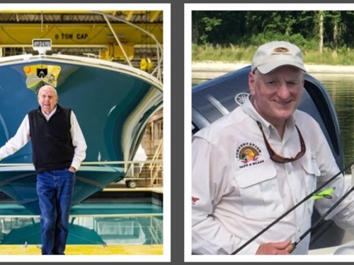 Leon Slikkers, founder of Tiara and other brands, and Eddie Smith, the creator of the Grady-Whites 